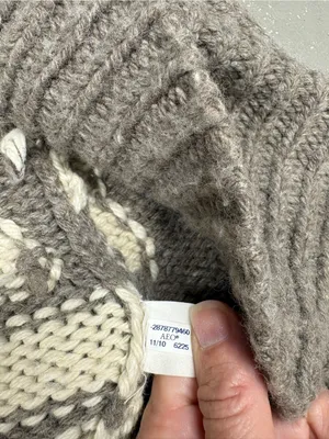 American Eagle Outfitters Y2K Gray Nordic Grandmacore Womens XL thumbnail 6