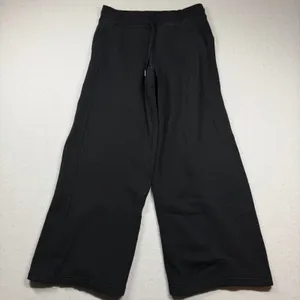 Lululemon Scuba Mid-Rise Wide-Leg Pant Black Size 8 Sweatpants thumbnail 1