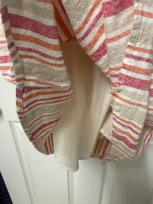 Cupio Pink & Cream Striped Tie-Front Tunic Dress thumbnail 5