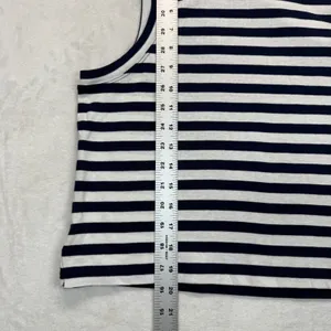 Maeve Anthropologie Striped Tank Top Sleeveless Casual Cotton Top Size Medium thumbnail 4