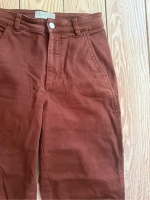 Everlane The Barrel Pant in Rust, Size 2 thumbnail 2
