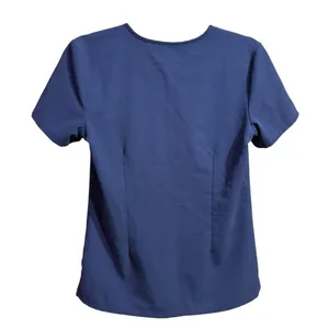 Figs‎ Deep Navy Blue V-Neck Scrub Top Nurses Medical Provider Sz XXS thumbnail 2