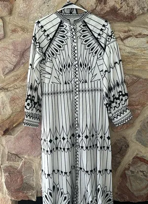 Commense Boheme Stand Collar Split Dress size xs Black thumbnail 3