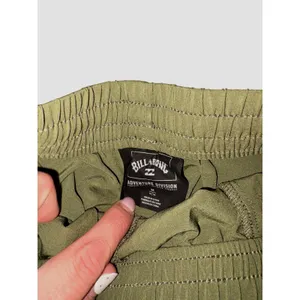 Billabong Adventure Division Olive Green Elastic Waist Zipper Pocket Shorts M thumbnail 4