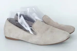 Birdies The Starling Suede Loafers Flats Beige Slip On‎ Size 9 Preppy Comfort thumbnail 1