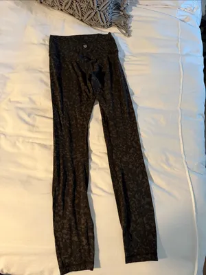 lululemon athletica Black Patterned Leggings thumbnail 3