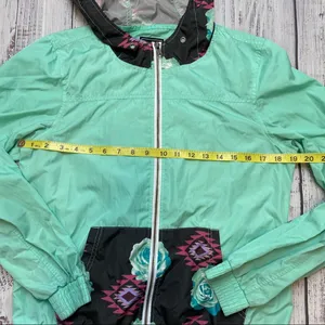 Empyre Hooded Wind Breaker Jacket. Size Large. Green thumbnail 6