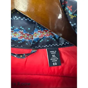 Women’s Club Room XL Navy Quilted Patterned Puffer Jacket thumbnail 5