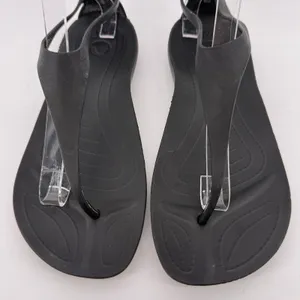 Crocs Sexi Flip Sandal Slip On Black Women 9 Slingback Thong Casual Barefoot thumbnail 2