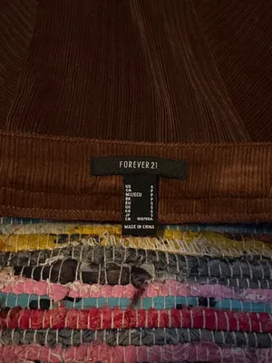 Forever 21 Brown Corduroy Skirt thumbnail 3