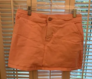 Pink Lilly Pulitzer, jean skirt thumbnail 1