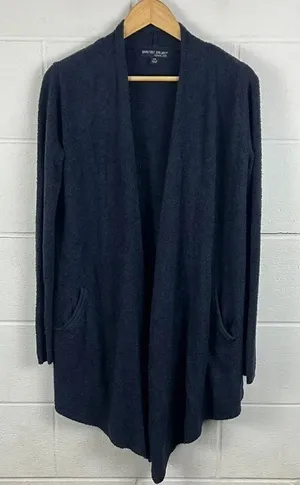 Barefoot Dreams cozy chic lite island wrap navy cardigan thumbnail 1
