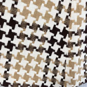 VTG 90s Perry Ellis Houndstooth‎ Skirt Womens 4 Academia Schoolgirl Classic thumbnail 5