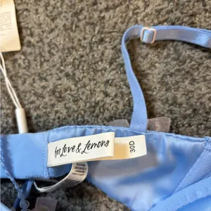For Love and Lemons Bell Blue Bustier Top thumbnail 2