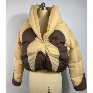 NWT OW Collection Swirl Puffer Jacket Tan/Downtown Colorway Size Small‎ thumbnail 5