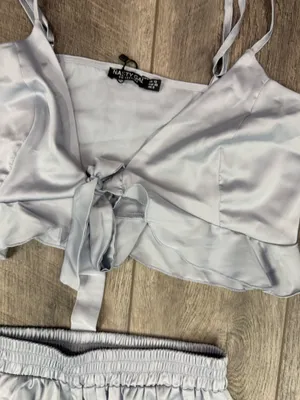 Nasty Gal Blue PJ Set thumbnail 6