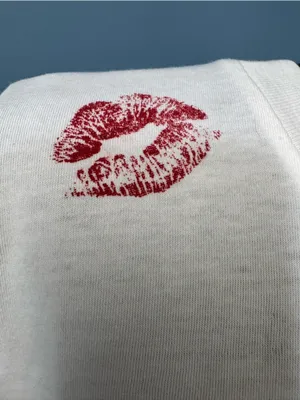 NWT Daydreamer Guest Check Tee “Lose my Number 💋” Oversized Large thumbnail 8