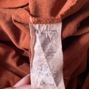Lovely‎ Day sz S orange off shoulder faux suede tube dress thumbnail 5