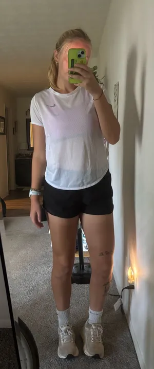 Nike Dri-Fit Running Cutout Top thumbnail 1