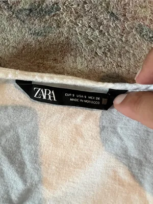 Zara small white top button down thumbnail 9