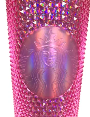 Iridescent-Pink Starbucks Tumbler. New thumbnail 3