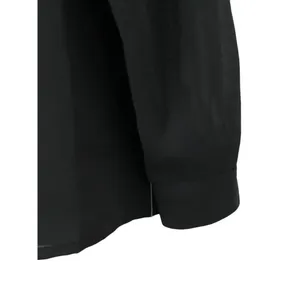 New Jouer black chiffon long sleeve shirt with gold embroidery Sz 6‎ - flawed thumbnail 4