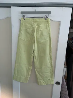 AG Adriano Goldschmied Sulfur X Citrus Mist WideLeg Crop Pants thumbnail 3