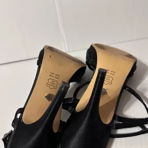 Nina New York black ankle strap heels women size 9.5 M thumbnail 6
