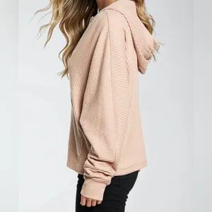 Three Dots Thermal Pullover Hoodie Size Large thumbnail 11