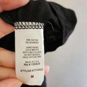 It Closet Tank Top Black Roses Sleeveless Floral Rose Pattern Neutral thumbnail 7