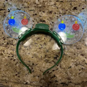 Disney Green Light-Up Alien Headband thumbnail 2