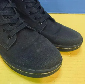 Dr Martens Maelly Women’s Black Canvas Ankle Boots Booties Lace Up Size US 10 thumbnail 6