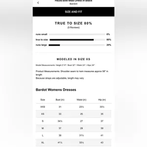 Bardot Paula Bow Midi Dress XS thumbnail 5