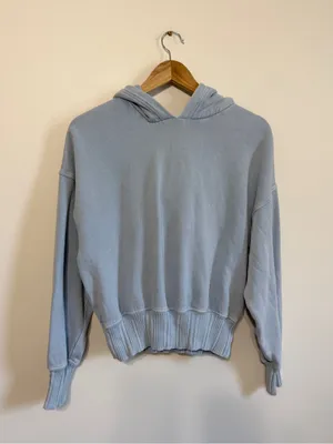Aerie Blue Hoodie Sweatshirt Size Small thumbnail 2