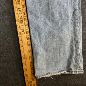 Abercrombie & Fitch The Baggy Low Rise Jeans Light Wash Size 26 2R 29x30 thumbnail 7