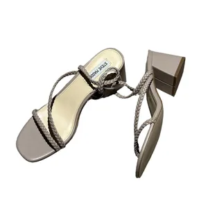 NEW STEVE MADDEN Dion Braided Heeled Sandals thumbnail 7