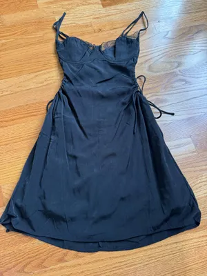 Princess Polly Black Mini Dress thumbnail 1