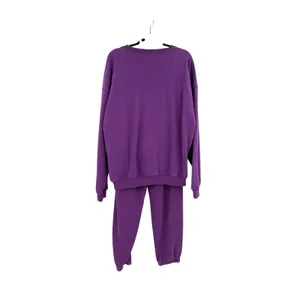 SLA The Label Plum Oversized Sweatshirt Jogger Matching Set Purple S M thumbnail 8