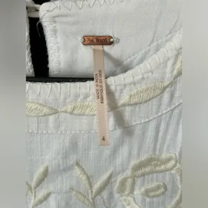 Free People Delightful Birds of Feather Dress in white Sz 4 thumbnail 9