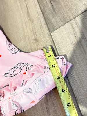 Grayson Social Women’s Sleep pajama Shorts angel‎ wings heart print pink medium thumbnail 9