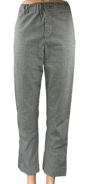 Brandy Melville Black White Gingham Checkered High Waisted Trouser Pants Size S thumbnail 1