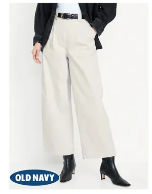 Old Navy wide leg barrel trouser thumbnail 2