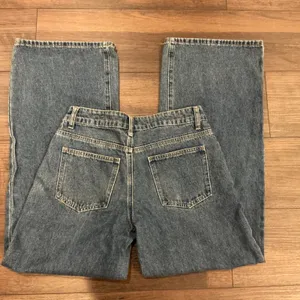 Edikted Wide Leg Denim Jeans Medium Wash High Waisted Baggy Pants Size S Y2K thumbnail 6