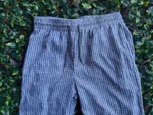 Striped pants Blue Size XL thumbnail 3