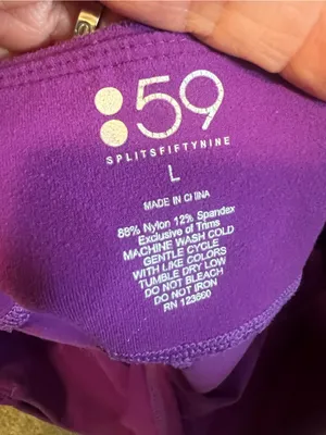 Splits59‎ cropped purple legging large thumbnail 4