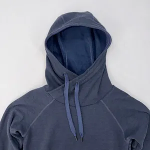 Marmot Women's Blue Crossover Cowl Neck Fleece Pullover Hoodie Sweatshirt Size M thumbnail 3