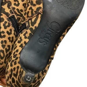 CIRCUS Sam Edelman KIRBY Animal Print Kitten Heel Sz 8 Ankle Booties NEED REPAIR thumbnail 7