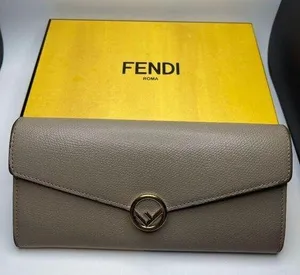 Fendi Vitello Cruise F is Fendi Continental Envelope Wallet Tortora - Preowned thumbnail 1