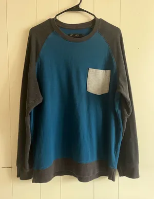 Amplify blue and gray sweatshirt thumbnail 1