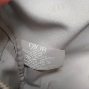 DIOR Denim Embroidered Cosmetic Zipper Trousse Pouch Makeup Cosmetics Bag New thumbnail 7